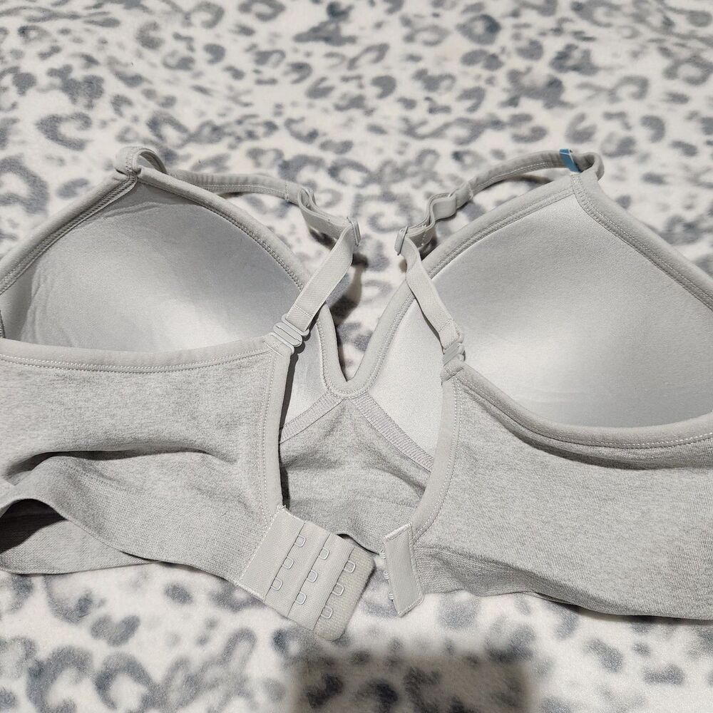 Maidenform Pantie Size Large Beige And SO Bra Gray 2pcs!!   New - Picture 9 of 14